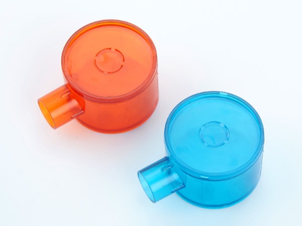 PVC紅藍透明圓通接線（xiàn）底盒