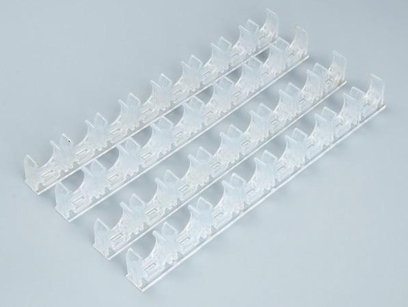 PVC透明（míng）天花連排管夾