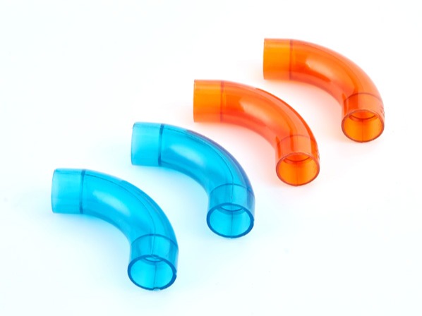 PVC紅藍透明上（shàng）牆彎