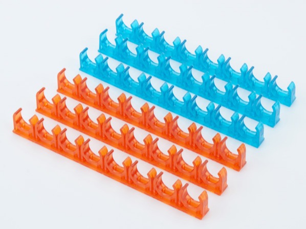 PVC紅藍透明天花連（lián）排管夾