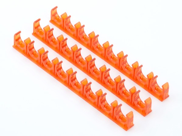 PVC紅藍透明天花連排（pái）管夾