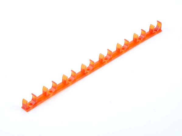 PVC紅（hóng）藍透明地麵連排管夾（jiá）